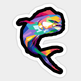 FISH POP ART Sticker